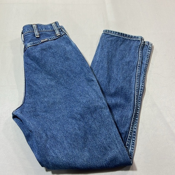 Vintage wranglers size 7/8 straight high waisted - Picture 10 of 11